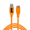 TetherPro USB 3.0 to Micro-B, 15 (4.6m), High-Visibility Orange