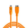 TetherPro USB-C to 3.0 Micro-B, 15 (4.6m), High-Visibility Orange