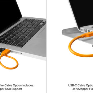 Starter Tethering Kit – TetherPro USB 2.0 to Mini-B 5-Pin, 15 (4.6m), High-Visibility Orange