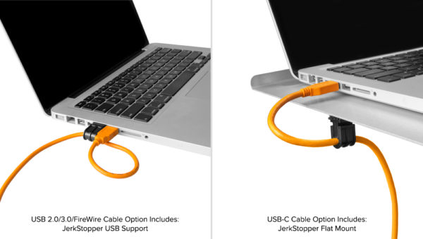 Starter Tethering Kit - TetherPro USB 2.0 to Mini-B 8-Pin, 15 (4.6m), High-Visibility Orange