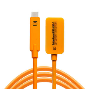 TetherBoost Pro USB-C Core Controller Extension Cable – Orange