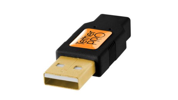 TetherPro USB 2.0 to Mini-B 5-Pin, Black