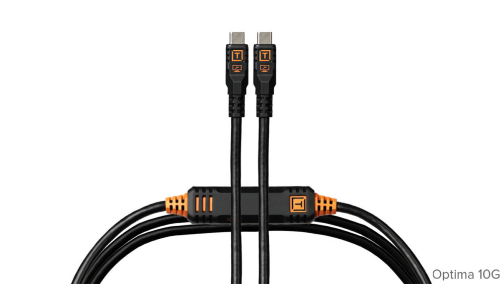 TetherPro Optima 10G USB-C, Straight to Straight Cable