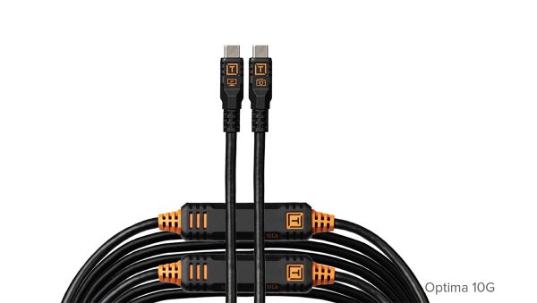 TetherPro Optima 10G USB-C, Straight to Straight Cable