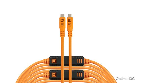 TetherPro Optima 10G USB-C, Straight to Straight Cable