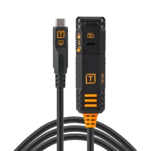 TetherPro Optima 10G USB-C Locking Extension Cable – Black