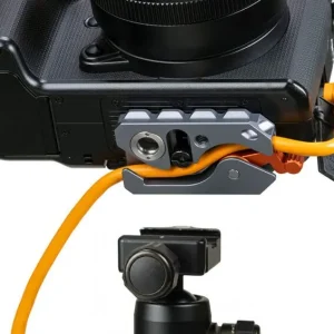 LeverLock® Plus & Cable Kit, Optima 10G, Straight to Right Cable, High-Visibility Orange