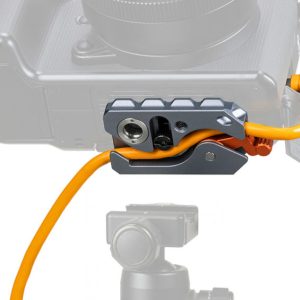 LeverLock® Plus & Cable Kit, Optima 10G, Straight to Right Cable, High-Visibility Orange
